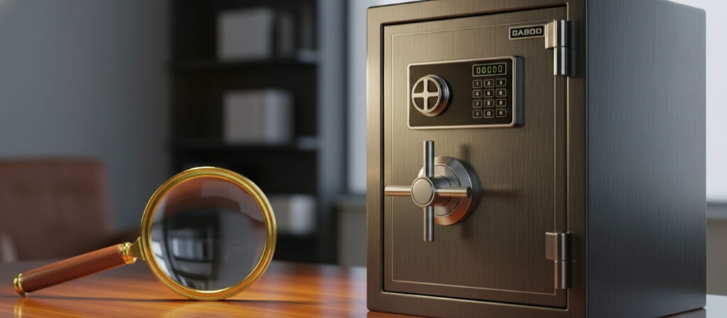 돋보기로 재무 계획을 검토하고 안전 금고로 자산을 지키는 원달러 환율 1600원 시대의 생존 전략