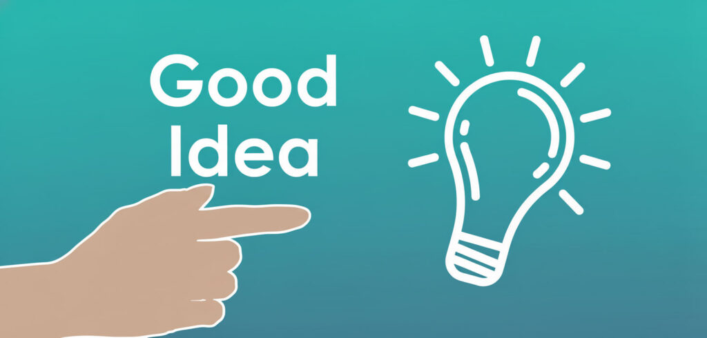 침체 고착화 막는 골든타임 해법 아이디어, 손가락 가리키는 빛나는 전구로 한국 구조개혁과 인구 정책 혁신 표현